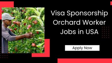 Visa Sponsorship Orchard Worker Jobs in USA