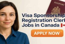 Visa Sponsorship Registration Clerk Jobs in Canada