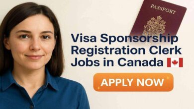 Visa Sponsorship Registration Clerk Jobs in Canada