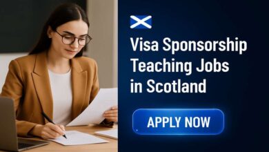 Visa Sponsorship Teaching Jobs in Scotland
