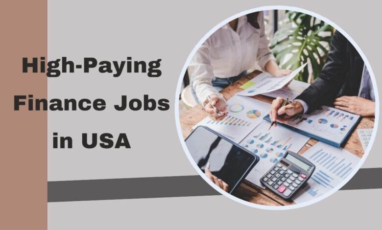 High-Paying Finance Jobs in USA