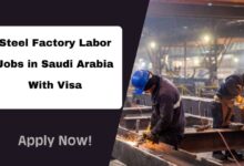 Steel Factory Labor Jobs in Saudi Arabia With Visa