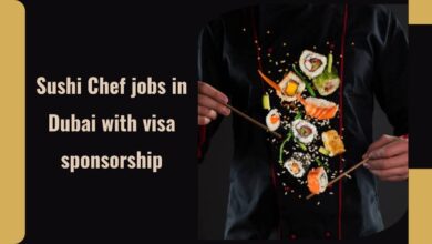 Sushi Chef jobs in Dubai with visa sponsorship