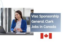 Visa Sponsorship General Clerk Jobs in Canada