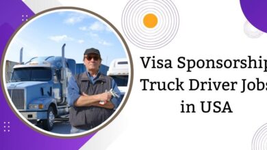 Visa Sponsorship Truck Driver Jobs in USA