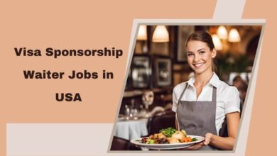 Visa Sponsorship Waiter Jobs in USA