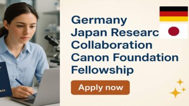 Germany Japan Research Collaboration Canon Foundation Fellowship