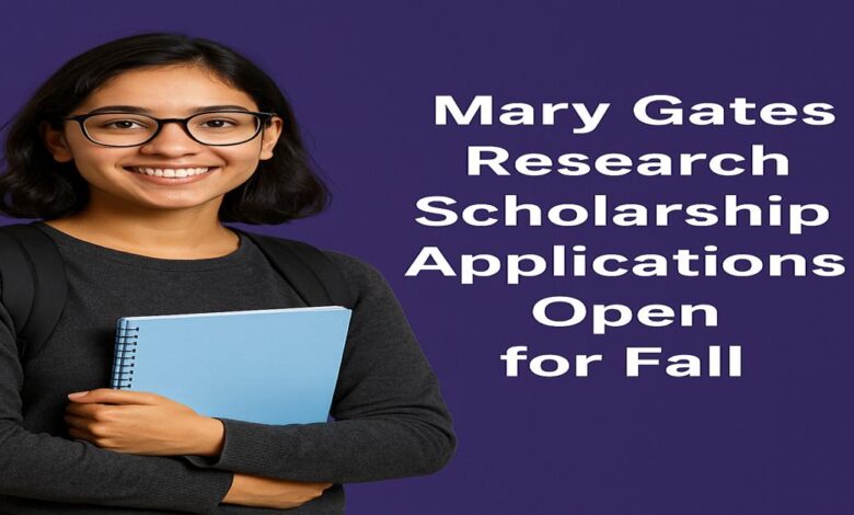 Mary Gates Research Scholarship Applications Open for Fall