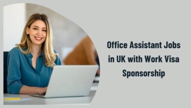 Office Assistant Jobs in UK with Work Visa Sponsorship