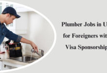 Plumber Jobs in UK for Foreigners with Visa Sponsorship