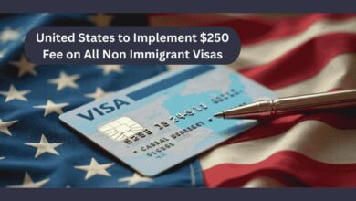 United States to Implement $250 Fee on All Non Immigrant Visas