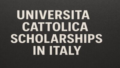 Universita Cattolica Scholarships in Italy