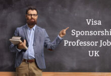 Visa Sponsorship Professor Jobs in UK