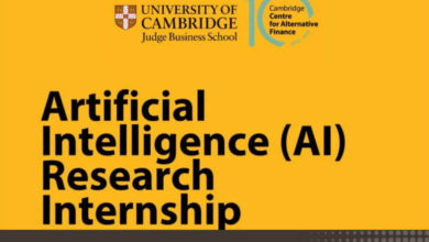 AI Research Internship At University Of Cambridge