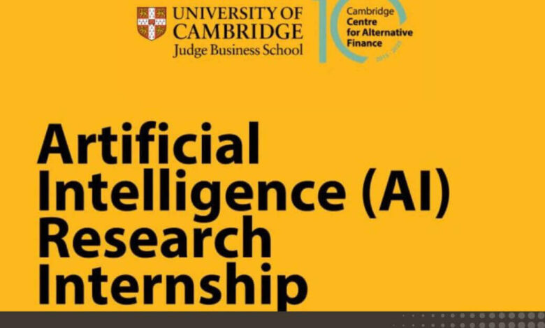 AI Research Internship At University Of Cambridge