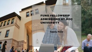 Fung Fellowship Admissions at Koç University