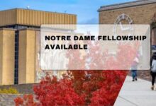 Notre Dame Fellowship Available