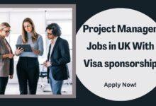 Project Manager Jobs in UK With Visa sponsorship