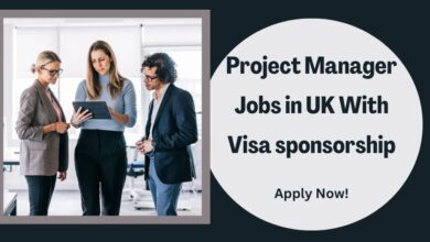 Project Manager Jobs in UK With Visa sponsorship