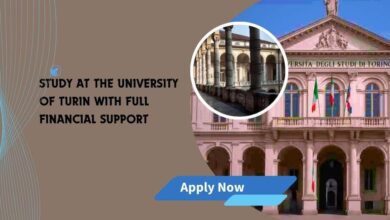 Study At the University Of Turin With Full Financial Support