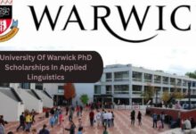 University Of Warwick PhD Scholarships In Applied Linguistics Open For Spring