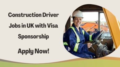 Construction Driver Jobs in UK with Visa Sponsorship