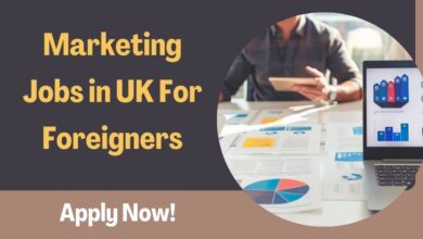 Marketing Jobs in UK For Foreigners