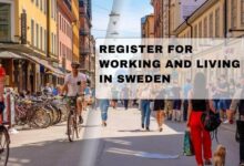 Register For Working And Living In Sweden