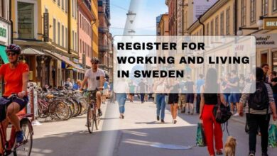 Register For Working And Living In Sweden