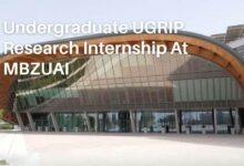 Undergraduate UGRIP Research Internship At MBZUAI