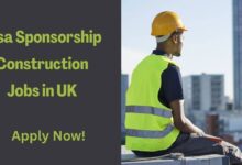 Visa Sponsorship Construction Jobs in UK