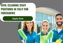 Civil Cleaning Staff Positions In Italy For Foreigners