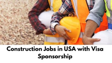 Construction Jobs in USA with Visa Sponsorship