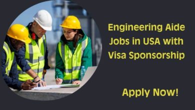 Engineering Aide Jobs in USA with Visa Sponsorship