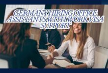 Germany Hiring Office Assistants with Work Visa Support