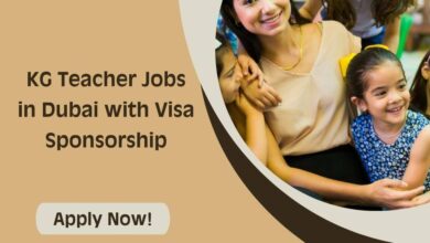KG Teacher Jobs in Dubai with Visa Sponsorship