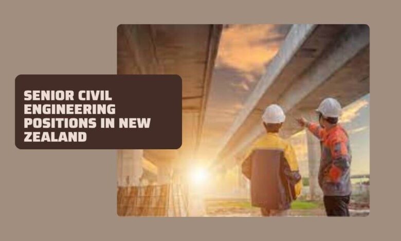 Senior Civil Engineering Positions In New Zealand