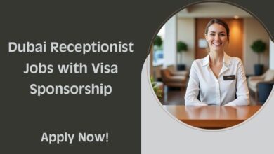Dubai Receptionist Jobs with Visa Sponsorship
