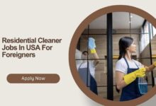 Residential Cleaner Jobs In USA For Foreigners