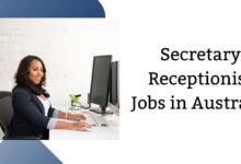 Secretary Receptionist Jobs in Australia