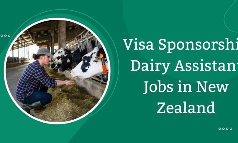 Visa Sponsorship Dairy Assistant Jobs in New Zealand
